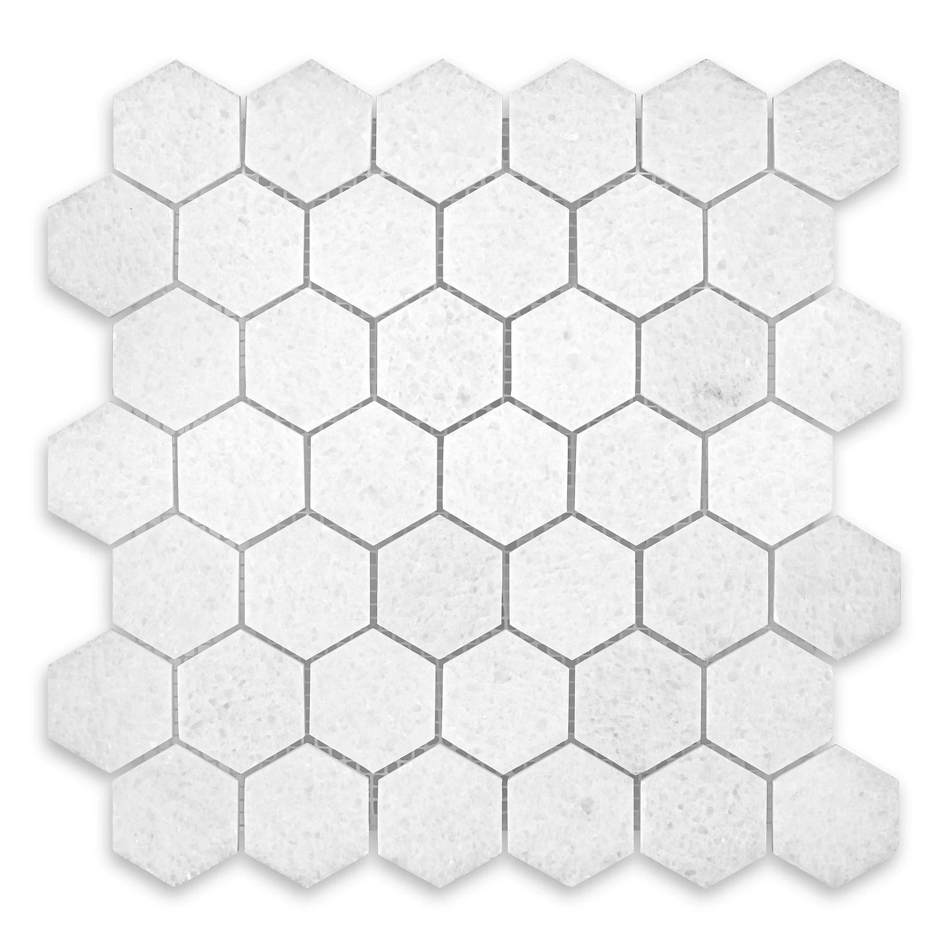 Arizona TileARIZONA TILE Polar White Polar White2 x 2 Hexagon MeshHonedARIZONA TILE Polar White