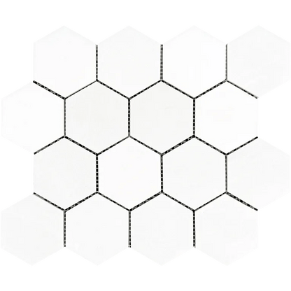 Arizona TileARIZONA TILE Thassos White Thassos WhiteHex 3 x 3 MeshPolishedARIZONA TILE Thassos White