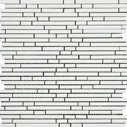 Arizona TileARIZONA TILE Thassos White Thassos WhiteBamboo MeshHonedARIZONA TILE Thassos White