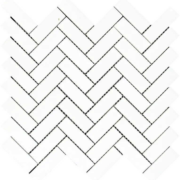 Arizona TileARIZONA TILE Thassos White Thassos WhiteHerringbone 1 x 3 MeshHonedARIZONA TILE Thassos White