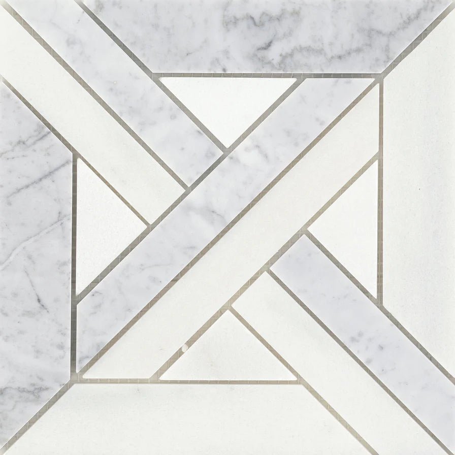 Emser TileEMSER TILE Alluro 9" x 9" mesh, Stone Mosaic Castle White/Silver9" x 9"EMSER TILE Alluro 9" x 9" mesh, Stone Mosaic