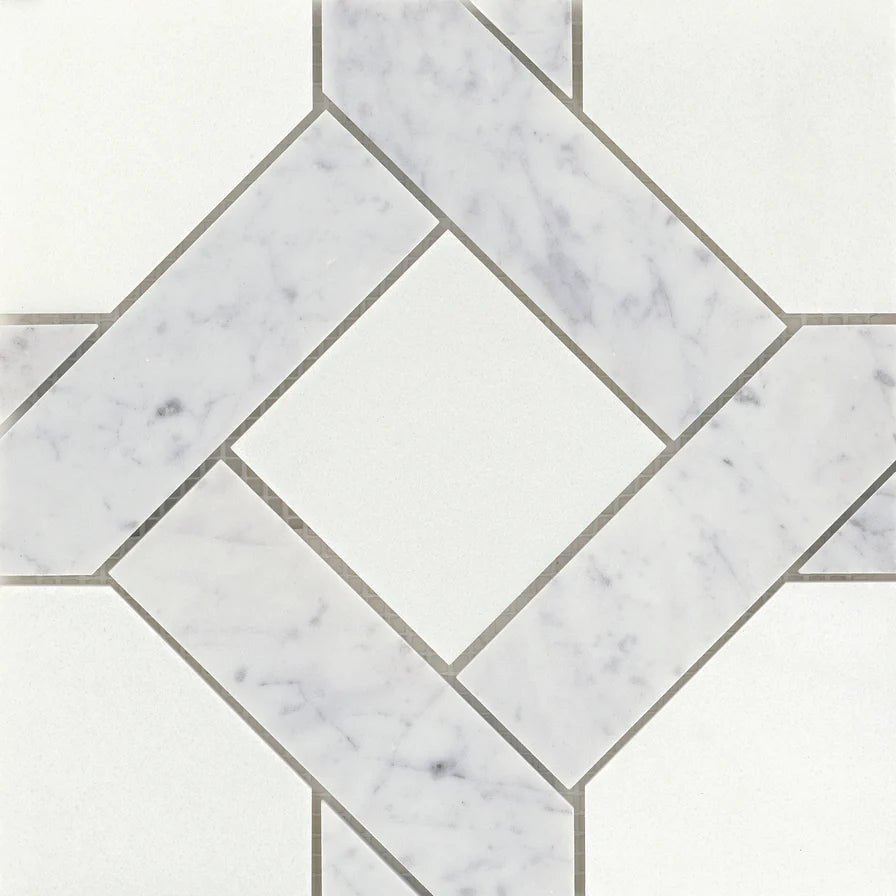 Emser TileEMSER TILE Alluro 9" x 9" mesh, Stone Mosaic Manor White/Silver9" x 9"EMSER TILE Alluro 9" x 9" mesh, Stone Mosaic