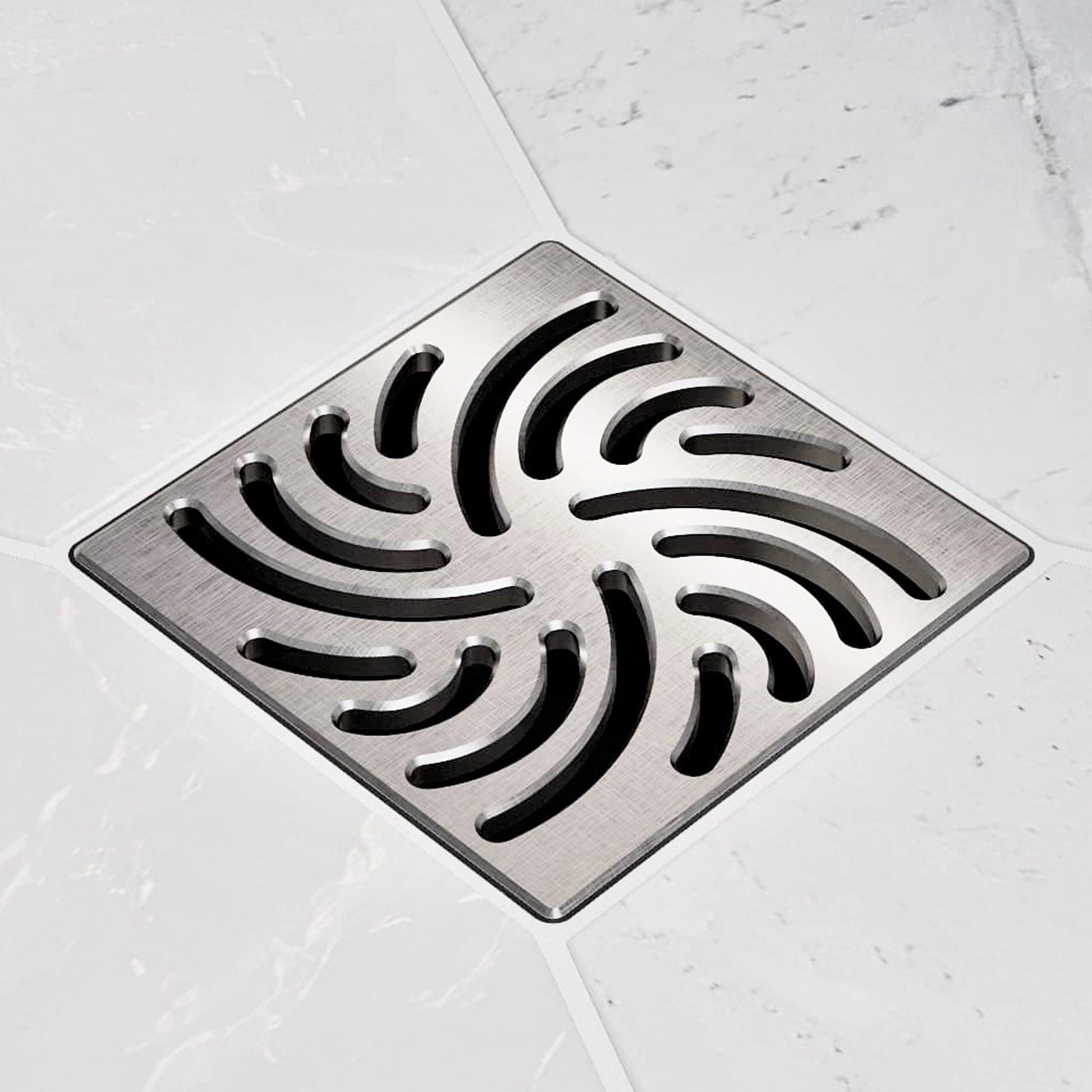 Ebbe ProTwister Pro Drain Cover Brushed NickelTwister Pro Drain Cover