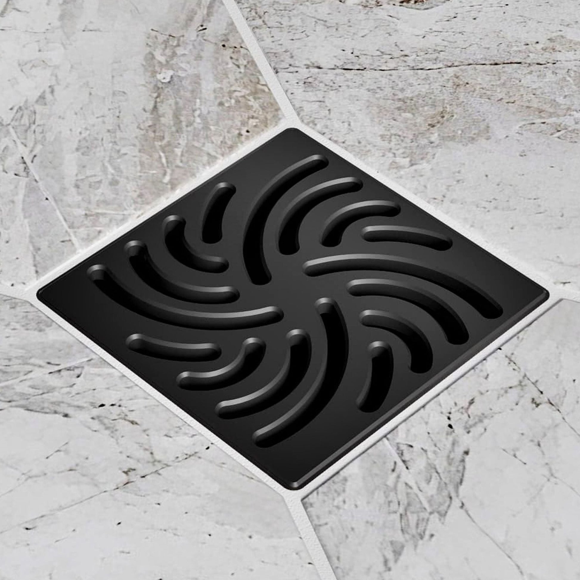 Ebbe ProTwister Pro Drain Cover Matte BlackTwister Pro Drain Cover