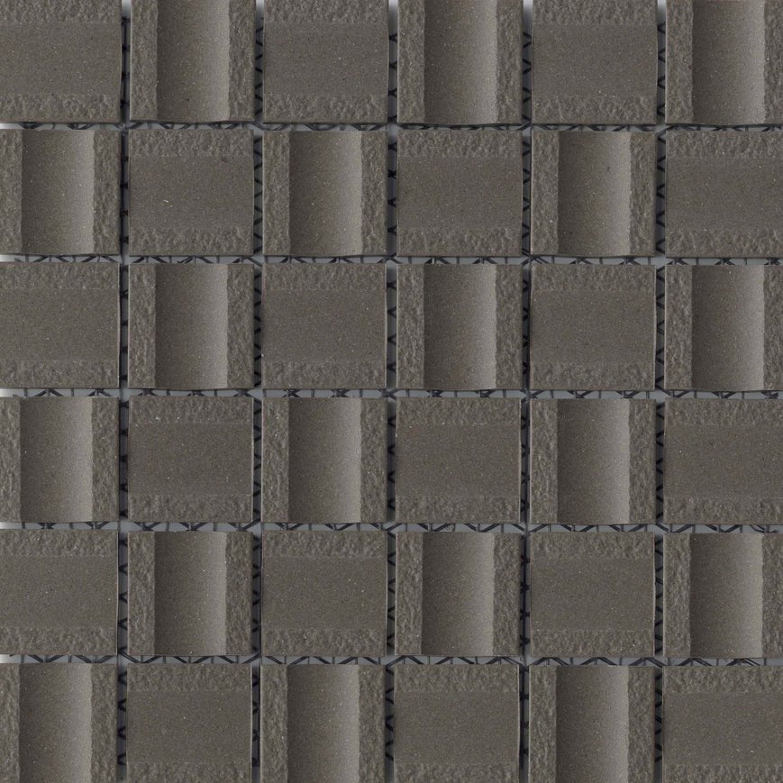 Emser TileEMSER TILE Modan on Mesh, Unglazed Porcelain Mosaic Rust2" X 2"EMSER TILE Modan on Mesh, Unglazed Porcelain Mosaic