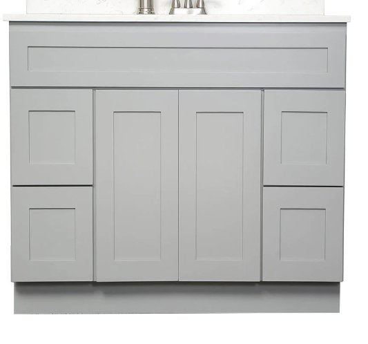 Highland CabinetsVanity Sink Base Combo, 3 Drawers Left/Right, Sink centered - Shaker Kitchen Cabinet WhiteVSD4821DVanity Sink Base Combo, 3 Drawers Left/Right, Sink centered - Shaker Kitchen Cabinet